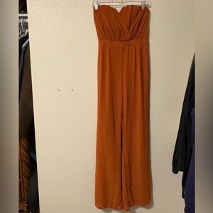 Women's Rust Jumpsuit